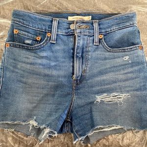 Levi High Rise Shorts